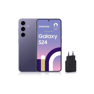 SAMSUNG-GALAXY-S24,-Smartphone-Android-5G,-128-Go,-Chargeur-secteur-rapide-25W-inclus-[Exclusivité-Amazon],-Smartphone-déverrouillé,-Indigo,-